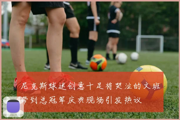 尼克斯球迷创意十足将哭泣的文班带到总冠军庆典现场引发热议