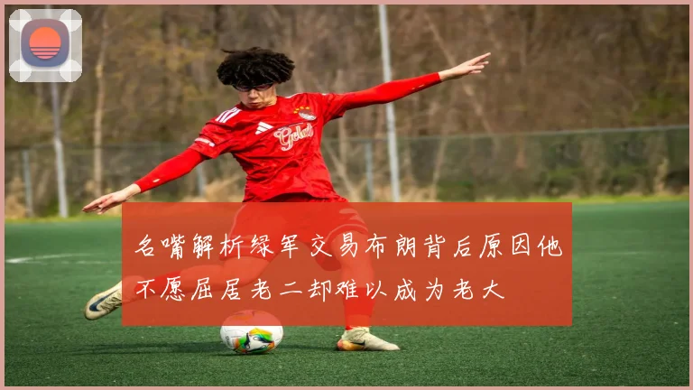 名嘴解析绿军交易布朗背后原因他不愿屈居老二却难以成为老大